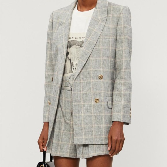 PICTURE UPDATED, 99% NEW SANDRO WOOL BLAZER, SIZE 36, S - Picture 4 of 11